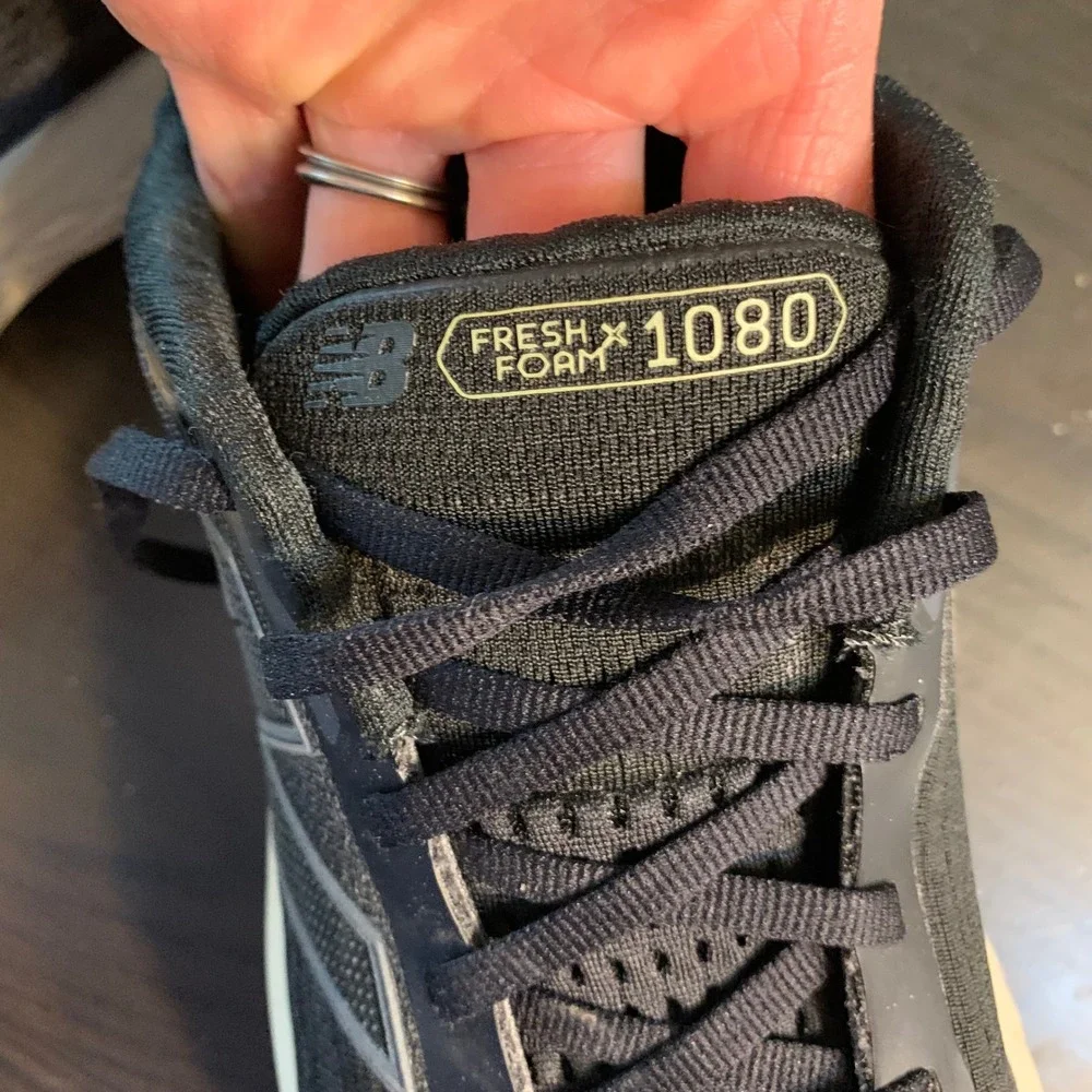 New Balance Fresh Foam X 1080 v13 Womens 9 Running Shoes Black‎ Grey Sneakers